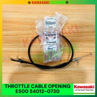 KAWASAKI [READY STOCK] ORIGINAL SPARE PART THROTTLE CABLE OPENING E500 54012-0730
