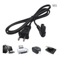 NEX US 2Prong 1-15P to IEC320 C7 Power Cord IEC320 Figure 8 Female to US Male Power Cable