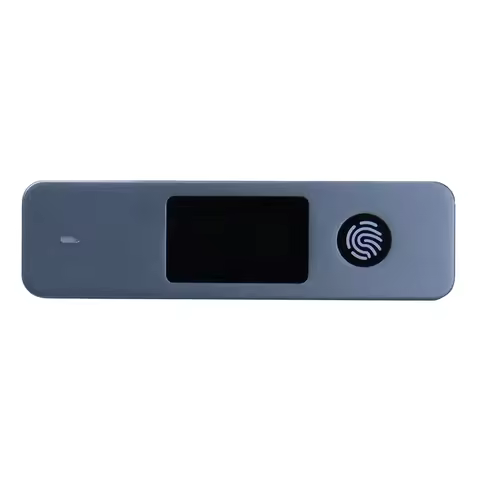 SSD Hard Drive Case 10Gbps External Enclosure Box Visual Fingerprint Encrypted SSD Hard Drive Enclos
