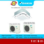 Daikin Air Conditioner (2.0HP-3.0HP/White Panel) DC Inverter FCF-C Series R32 Ceiling Cassette FCF50C / FCF60C / FCF71C