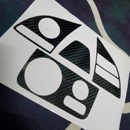 Mitsubishi XPANDER Accessories Steering & Start Button Forged Carbon Sticker Carbon Fiber 6D