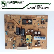 PSU TV LCD SHARP LC-24N407I  power supply tv lcd sharp lc 24n407 i