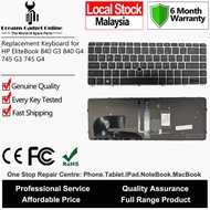 HP EliteBook 840 G3 840 G4 745 G3 745 G4 Compatible Laptop Keyboard With Backlit And Pointer Replace