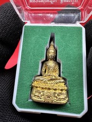 龍婆查嚴（龍婆真雅），佛歷2559（2016年）「福運滿滿」批次，安帕瓦寺大殿開光加持的佛陀造像佛牌