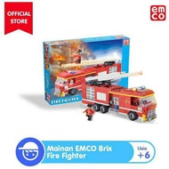 Lego Brix Emco Fire Fighter Pemadam Kebakaran