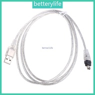 BTF 140cm 4 5ft USB 2 0 Male to IEEE 1394 4Pin Male iLink Firewire DV Cable for DV Camera