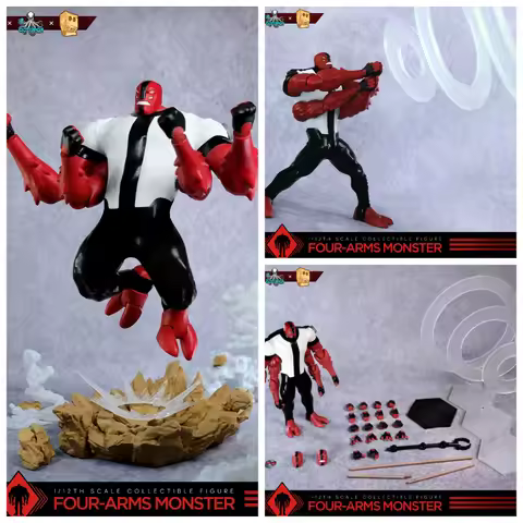 Special Offer Pre-sale, RemadCustom 1/12 scale "Watch Hero" character "Four-armed Monster" 6-inch mo