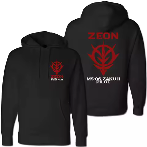 Zeon MS-06 ZAKU II Pilot Hooded Shirt Motor Suit Gundam Hooded Sweater Casual, comfortable and high-