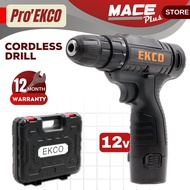 EKCO-12Li 12V Cordless Drill Screwdriver With Battery Li-Ion ( RANDOM COLOUR )