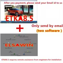 2025 Newest Etka 8.5 +elsawins 6.0 Auto Repair Software Group Vehicles Electronic Parts Catalogue fo