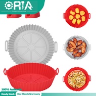 ORIA Air Fryer Silicone Pot Liners Round Food Safe Non Stick Air Fryer Basket Oven Accessories BPA-F