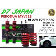 D7 JPN ADJUSTABLE HI LOW SOFT HARD UTK PERODUA MYVI 18