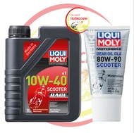 COMPO NHỚT LIQUI MOLY SCOOTER RACE 10W40 + NHỚT HỘP SỐ LIQUI