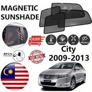 Honda City 2008-2013 Epic Magnetic Sunshade  (4pcs) Accessories Automotive