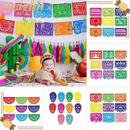 MEIGUII Day of the Dead felt Outdoor Celebration Party Decorate Cinco De Mayo Decorations Colorful P