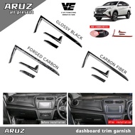 Vemart Perodua aruz dashboard trim cover accessories carbon fiber