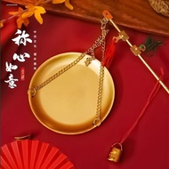 Old-fashioned Rod Weighing Centimeter Weighing Rod Weighing Small Copper Scale Hanzi Weighing Portab