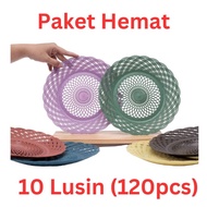 BP Woven Plastic Rattan Plates 23cm - 10 Dozen
