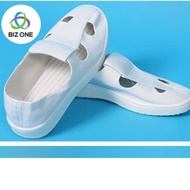 ESD Shoes Butterfly 4 Hole Shoes White with SPU sole