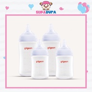 Original Pigeon Wide Neck Softouch PP Twin Pack Nursing Baby 160ml / 240ml (5oz / 8oz) Milk Bottle B