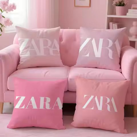 Z-ZARA Trendy Brand Pillow Case Pattern Printed Pillowcase for Living Room Sofa Cushion Cover & Bedr