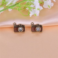 5pcs Retro Camera Jewelry Accessories Drip Oil Pendant Accessories Fashion Accessories