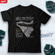 F-14 Tomcat Us Navy Aircraft F14 Military Jet Fighter Tshirt Microfiber Jersey