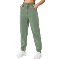 2022Fashion elastic trousers jeans women ladies pants 牛仔褲