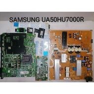 SAMSUNG 4K UA50HU7000R UA50HU7000 TV POWER SUPPLY BOARD MAIN TCON BOARD RIBBON LVDS IR BUTTON WIFI S