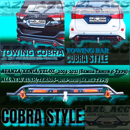 TOWING BAR BELAKANG MODEL COBRA AVANZA/XENIA/VELOZ 2004-2021 & ALL NEW RUSH/TERIOS 2018-2021