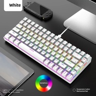 FreedomWolf K84 Mechanical Keyboard 84 Keys Compact Notebook Gaming Backlit Computer Customized Keyb
