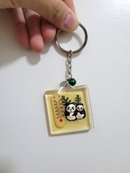 木柵動物園紀念品💚熊貓 溫度 鈴鐺 鑰匙圈 吊飾 收藏品
