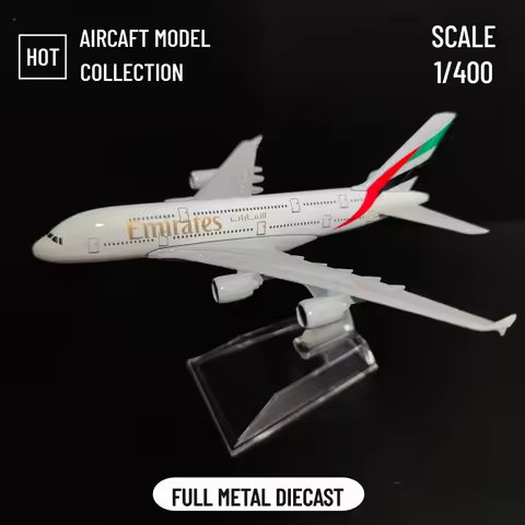 Scale 1:400 Metal Aircraft Replica Emirates Airlines A380 B777 Airplane Diecast Model Aviation Plane