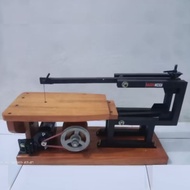 Mesin Gergaji Ukir Kayu Mini Listrik 120 Watt – Scroll Saw Meja Portabel Tenaga Dinamo Mesin Jahit H