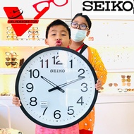 Seiko นาฬิกาแขวนขนาดใหญ่ ขนาด 51 ซม.(20 นิ้ว) รุ่น QXA563S - ขอบเงินหน้าขาว/QXA563K-ขอบดำ ของแท้รับประกันศูนย์ 1ปี