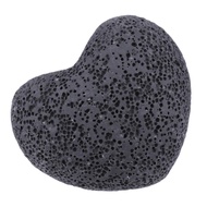 TUMBEELLUWA Heart Essential Oil Diffuser Stones for Home Decoration, Hand Carved Lava Rock Pocket St