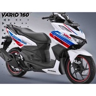 COVER SET MOTOR HONDA VARIO 160 HRC EDITION SIAP TAMPAL STICKER