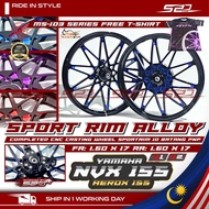 Sport Rim Alloy MAGICBOY NVX 155 V1 V2 AEROX MS-103 Series CNC Aluminium Alloy Casting Wheel 10 Bata