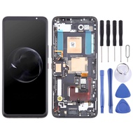 สำหรับ Asus ROG Phone 7 / 7 Ultimate AMOLED จอ LCD แบบดั้งเดิมหน้าจอดิจิตอลประกอบครบชุดพร้อมกรอบ (สี