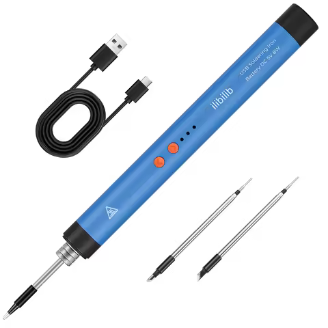 ILIBILIB HX8 USB Soldering Iron Kit 8W 5V 300-420°C Fast Heating Built-in Battery 30Min Wireless Sle