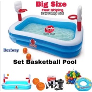 BESTWAY SWIMMING POOL FAMILY | BASKETBALL POOL