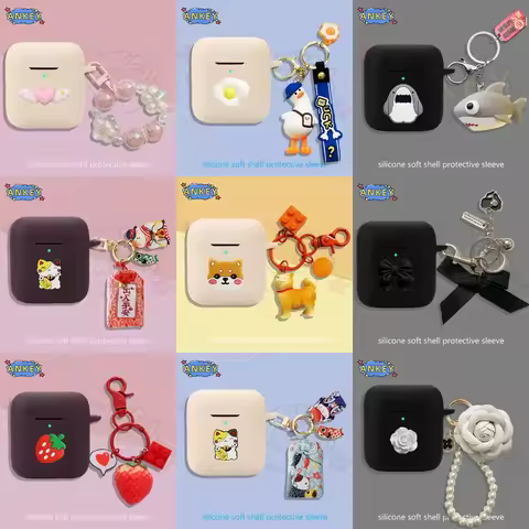 for Marshall Minor III IV Case Black Shark Earphone Silicone Earbuds Soft Protective Headphone Cover