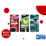Gillette Razor Mach3+ (Red) | Mach 3 Sensitive (Green) | Mach 3 (Clean Shave)