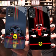 HK-35 Max Verstappen F1 Racing Glass Casing for OPPO Realme Narzo Reno 8 A55 8i 7 50 A54 9 Pro 5G