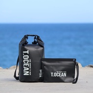 【快速出貨】T.OCEAN 10L 雙肩防水包 防水袋 水上活動適用