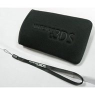 ㍿Nintendo New 3DS XL / 2DS Black Pouch Bag + White Wrist Strap ( Brand Ready Stock )