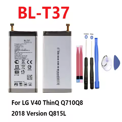 2026 BL-T37 3300mAh Battery For LG V40 ThinQ Q710 Q8 2018 Version Q815L Q Stylo4 Q710 Q710MS/CS BL T