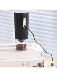 1入組USB充電咖啡豆研磨機，均勻研磨多功能咖啡研磨工具，適用於廚房