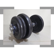 Fitness barbell 20kg stick 35cm stick barbell Short dumbbell set dumbel