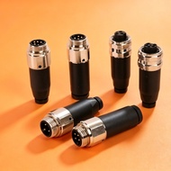 7/8 Aviation Plug Waterproof Socket Outdoor High Current Industrial Connector In-Line Connector 3-Co